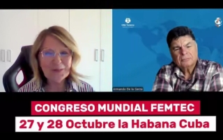 Armando de la Garza entrevista a la Dra. Florana Menéndez y anuncia el Congreso Mundial FEMTEC 2025 en La Habana