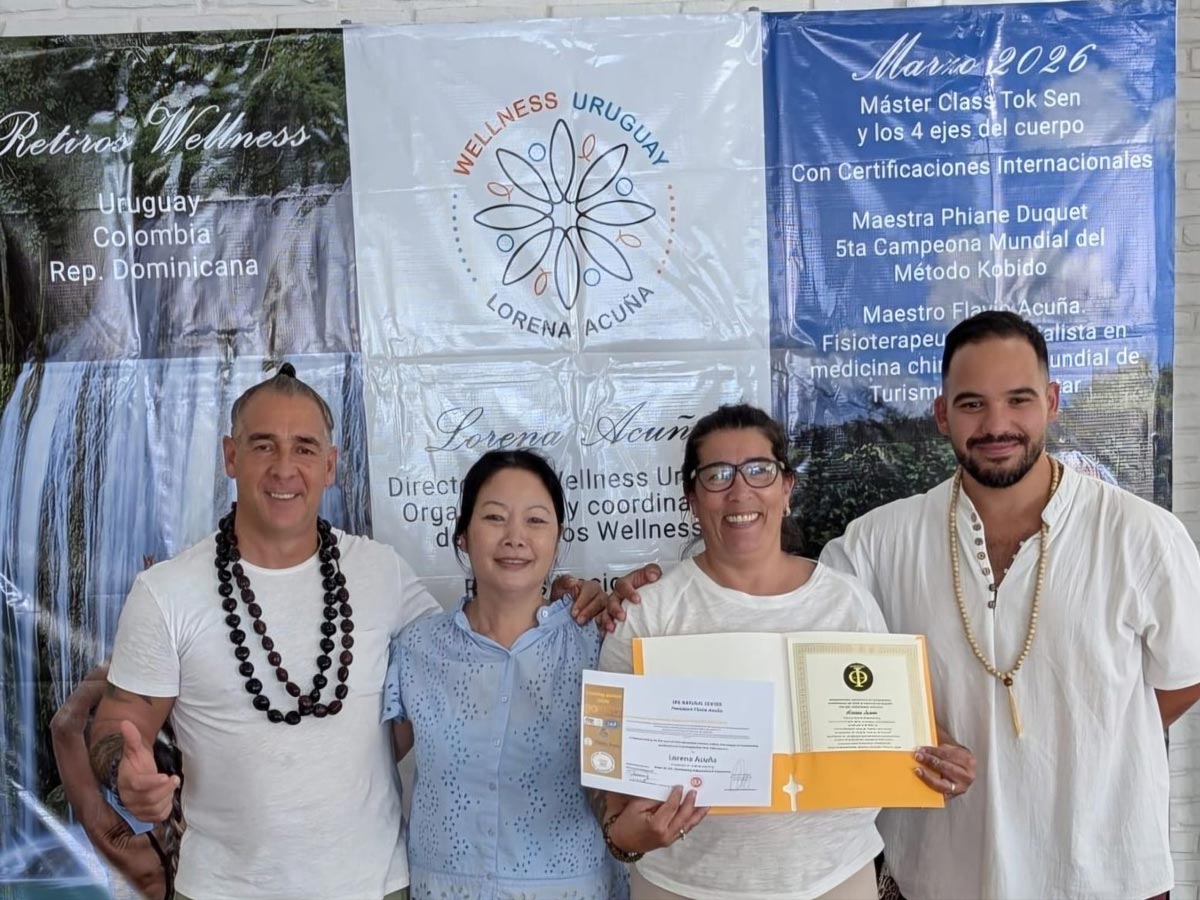 Formación internacional en Tok Sen y Masaje Ancestral en Punta del Este, Uruguay, con Flavio Acuña y Phiane Duquet