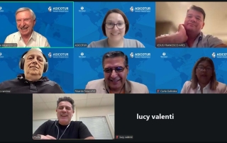 Reunión de la Junta Directiva de ASICOTUR con conexión entre Guinea Ecuatorial y Colombia