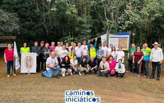 El Camino Iniciático al Camino de Santiago entre Campo Mourão y Fênix continúa recibiendo visitantes y peregrinos en Paraná, Brasil.