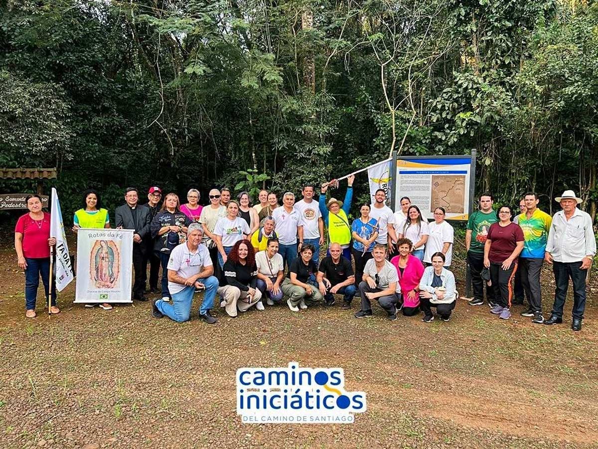 El Camino Iniciático al Camino de Santiago entre Campo Mourão y Fênix continúa recibiendo visitantes y peregrinos en Paraná, Brasil.