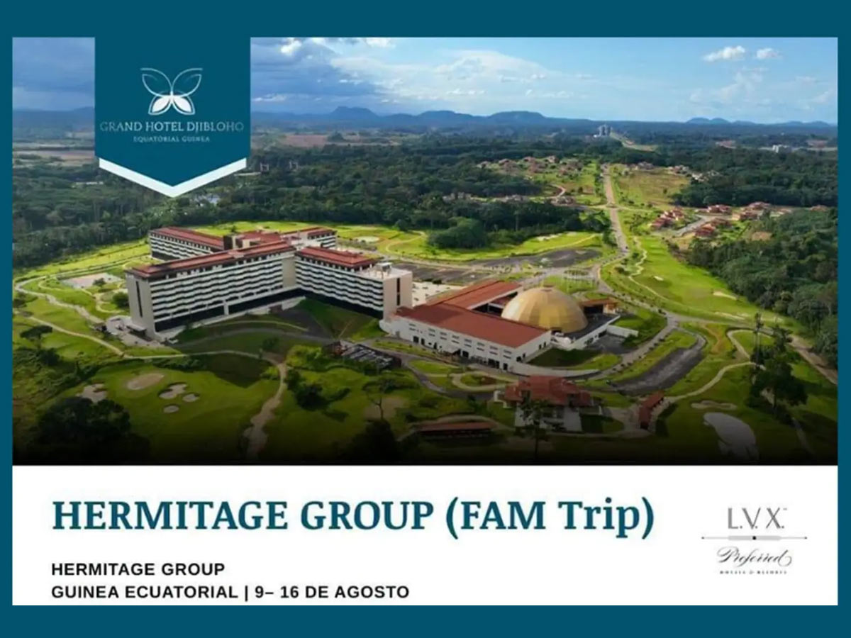 Promoción turística de Guinea Ecuatorial con ASICOTUR, Hermitage Group y Grand Hotel Djibloho