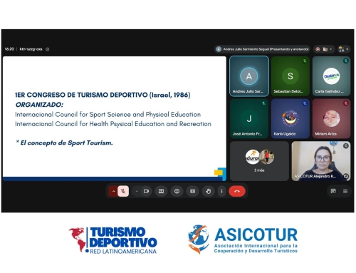 ASICOTUR y la Red Latinoamericana de Turismo Deportivo iniciaron el Curso de Conceptos y Fundamentos de Turismo Deportivo