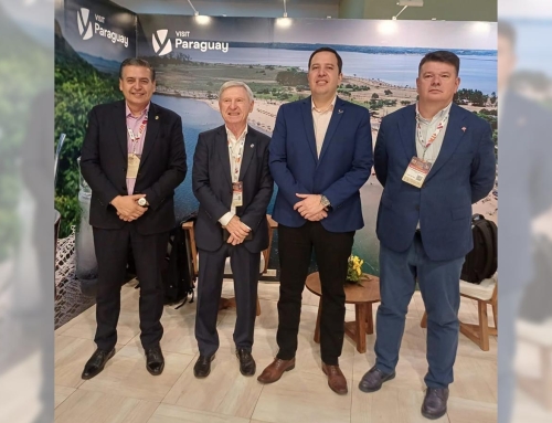 Encuentro de trabajo en FIT con el ministro de Turismo de Paraguay, Javier Ramírez